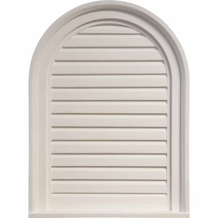 Ekena Millwork Cathedral Gable Vent Louver, Non-Functional, 18"W x 24"H x 1 1/8"P GVCA18X24D